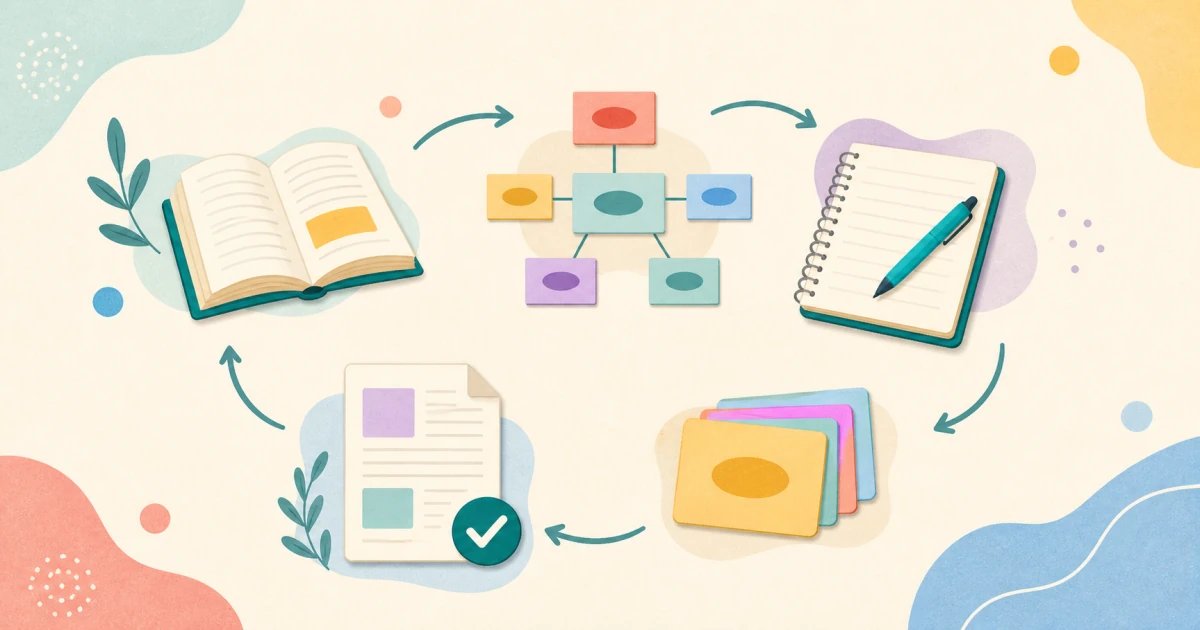 A simple academic vocabulary routine: notice a word in context, map its family, make an example, review it, and use it in a short paragraph