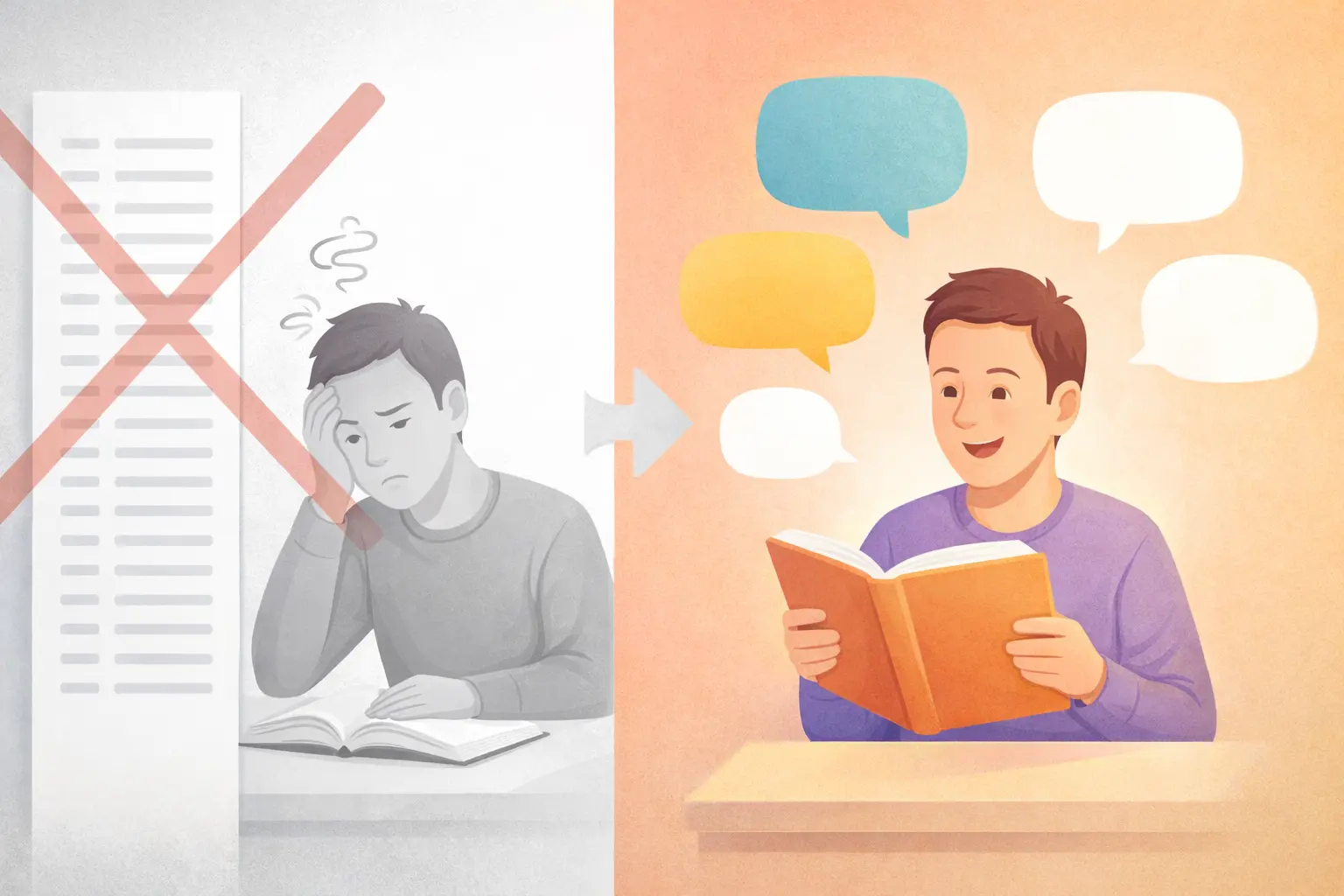 文脈の中で句動詞を学ぶことと、リスト暗記の対比