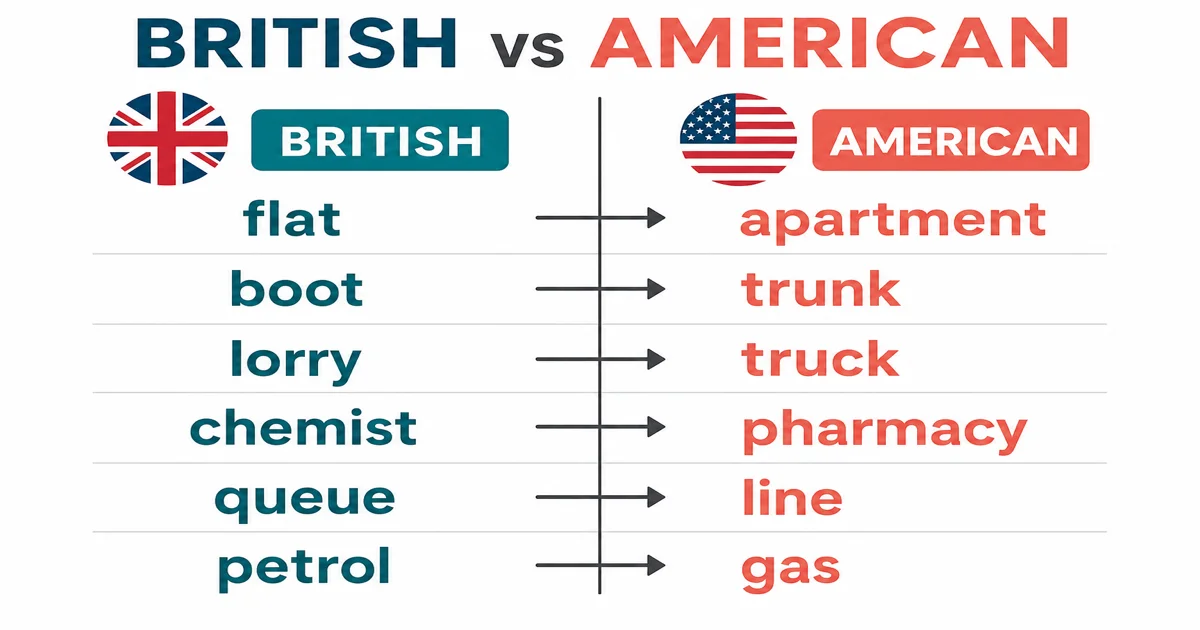 Британский vs американский английский: ключевые отличия лексики
