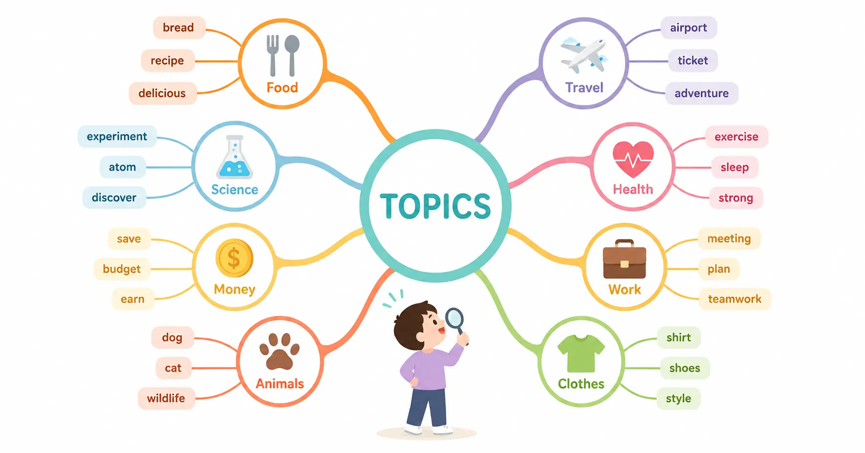 English Vocabulary by Topic: 20+ Themed Word Lists for Every Level