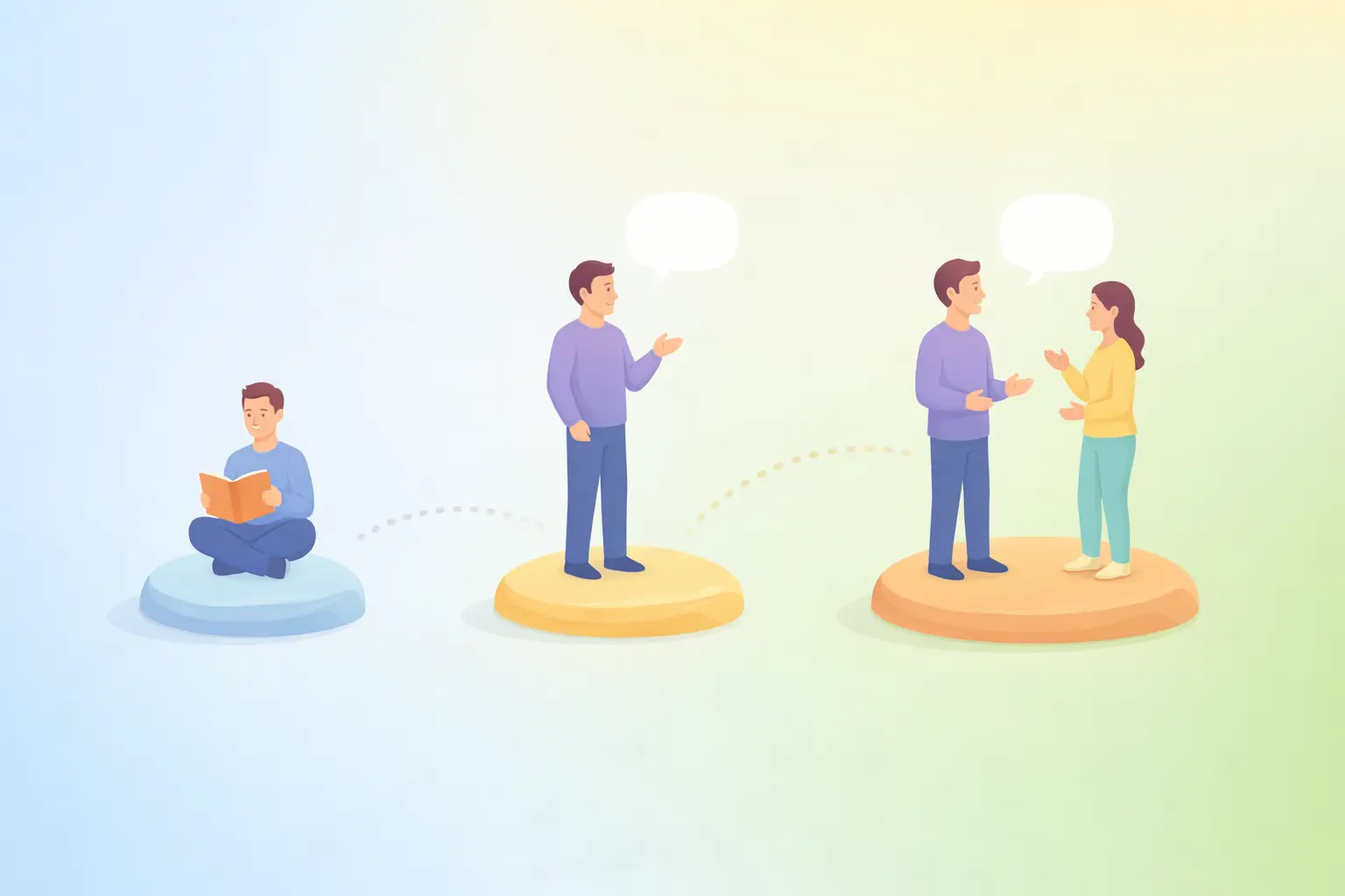 Три шага практики простых английских предложений — читай, говори, общайся